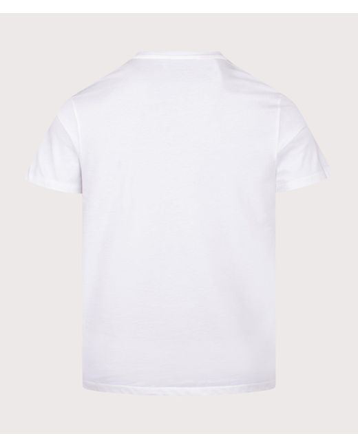 Polo Ralph Lauren White Classic Fit (Relaxed) Lightweight T-Shirt for men