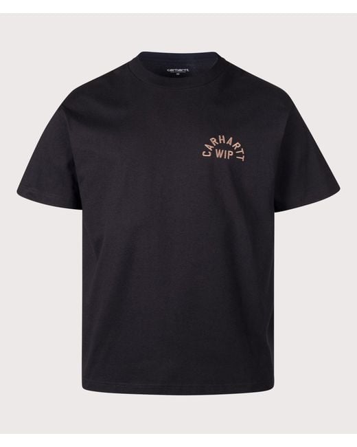 Carhartt Black Loose Fit Arch Script T-Shirt for men