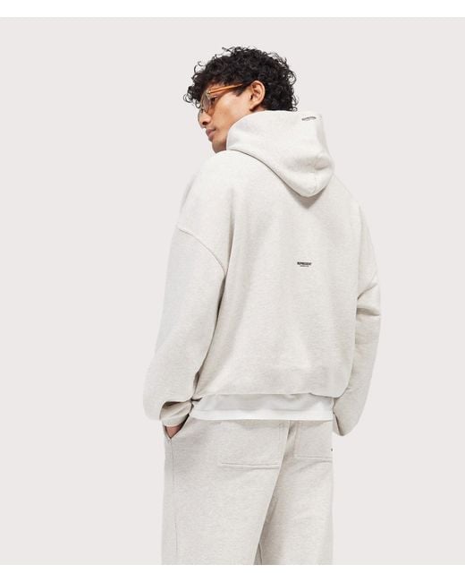 Represent White Oversized Micro Owners Club Hoodie for men