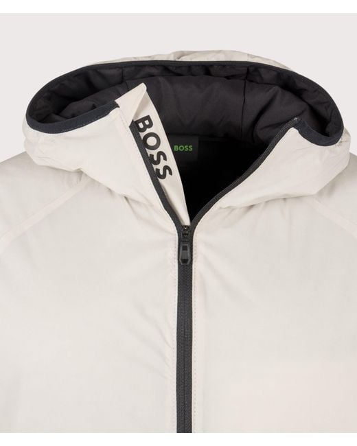 Boss Natural Regular Fit Lite-X Hooded Jacket for men