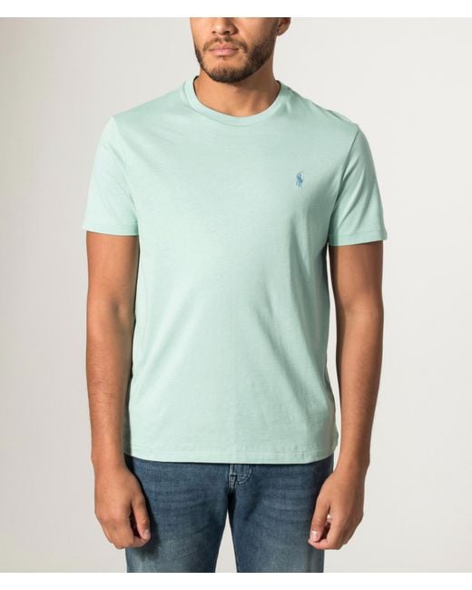 Polo Ralph Lauren Green Custom Slim Fit Jersey T-Shirt for men