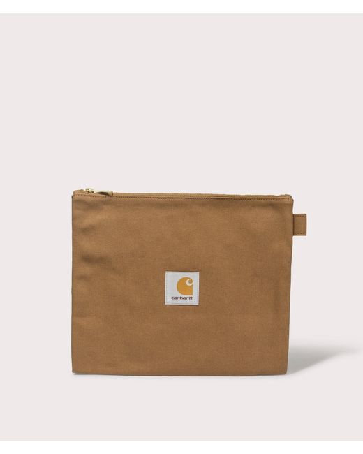 Carhartt Brown Canvas Pouch Set for men
