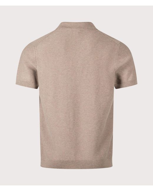 Lacoste Natural Classic Fit Knitted Polo Shirt for men
