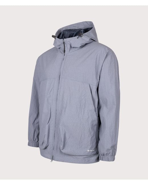 Snow Peak Blue Kasuri Ripstop Jacket for men