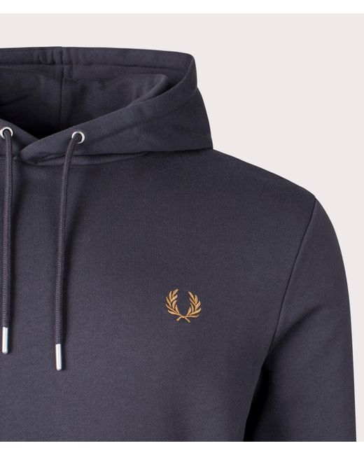 Fred Perry Blue Tipped Hooded Sweatshirt for men