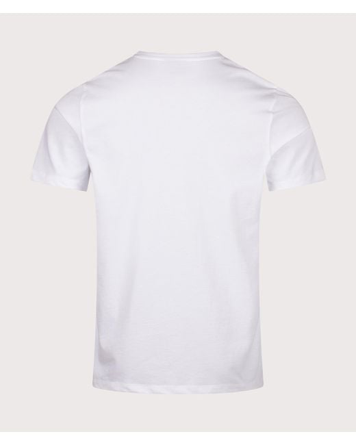 Boss White Regular Fit 365 Rn T-Shirt for men