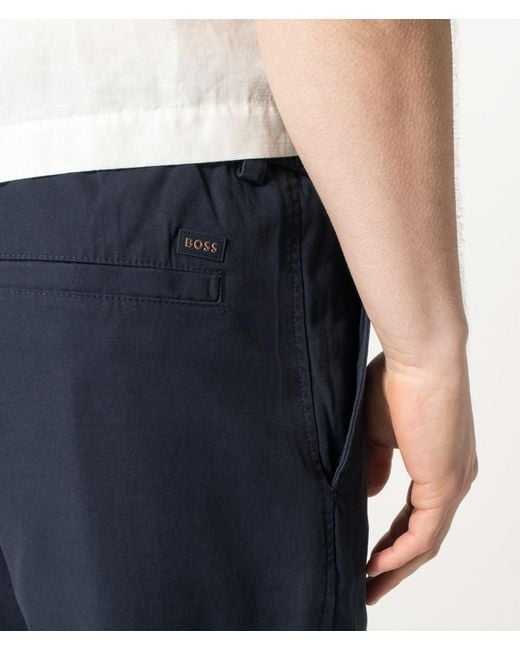 Boss Blue Regular Fit Chinos for men