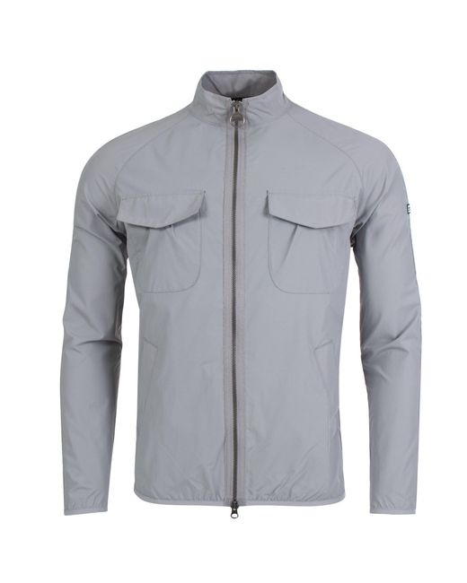 Barbour Gray Fakie Jacket for men