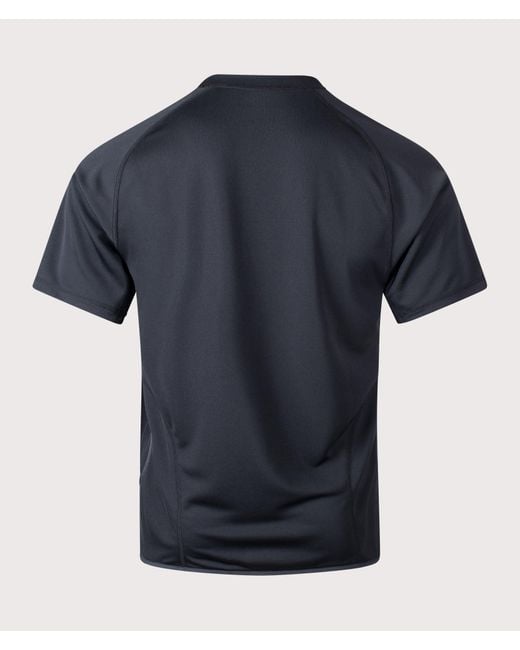 And Wander Blue Dry Jersey Raglan T-Shirt for men