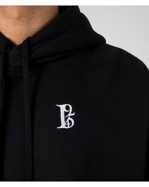 FLORENCE BLACK Black Oversized 1954 Hoodie for men