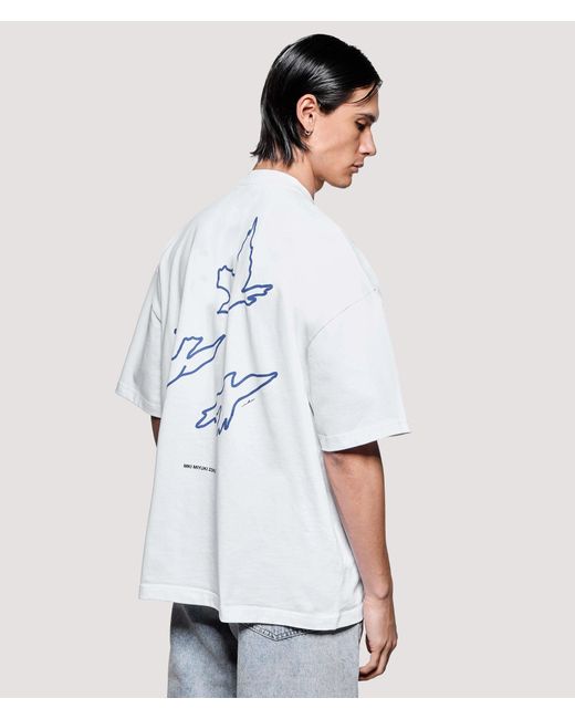 MKI Miyuki-Zoku White Box Fit Flight T-Shirt for men