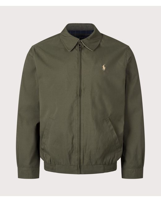 Polo Ralph Lauren Green Twill Bi-Swing Lined Windbreaker for men
