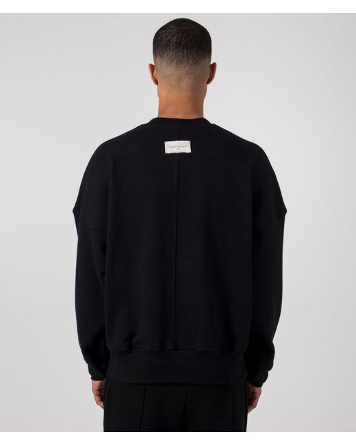 FLORENCE BLACK Blue Oversized 1954 Sweatshirt for men