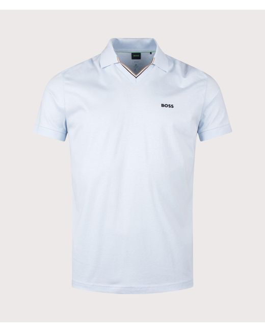 Boss Blue Regular Fit Birdie 1 Polo Shirt for men