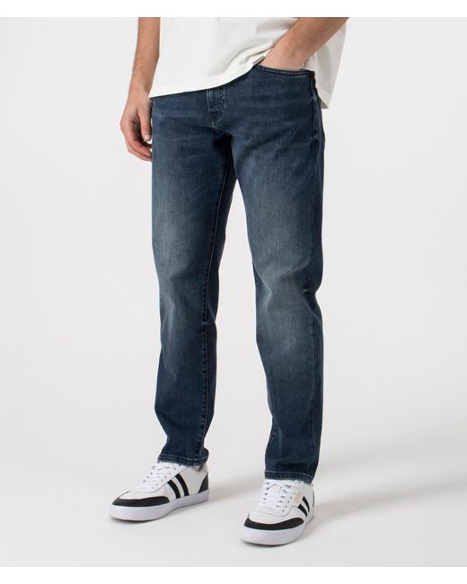 Boss Blue Regular Fit Maine Jeans for men