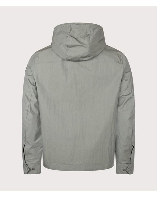 Belstaff Gray Regular Fit Container Overshirt for men