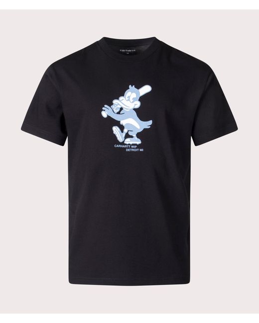 Carhartt Black Relaxed Fit Home Run T-Shirt for men