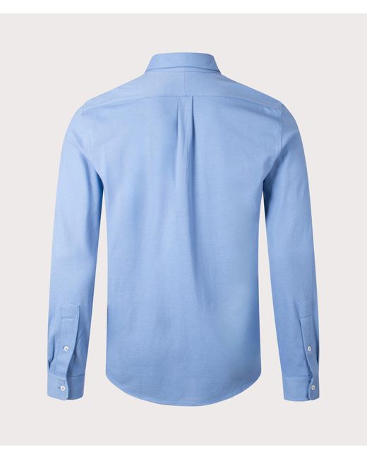 Polo Ralph Lauren Blue Featherweight Mesh Shirt for men