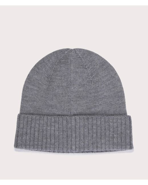 Polo Ralph Lauren Gray Merino Wool Beanie for men