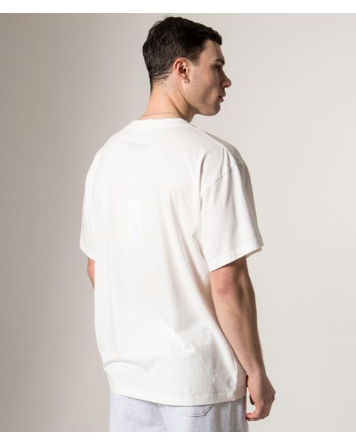 MM6 by Maison Margiela White Numeric Cotton T-Shirt for men