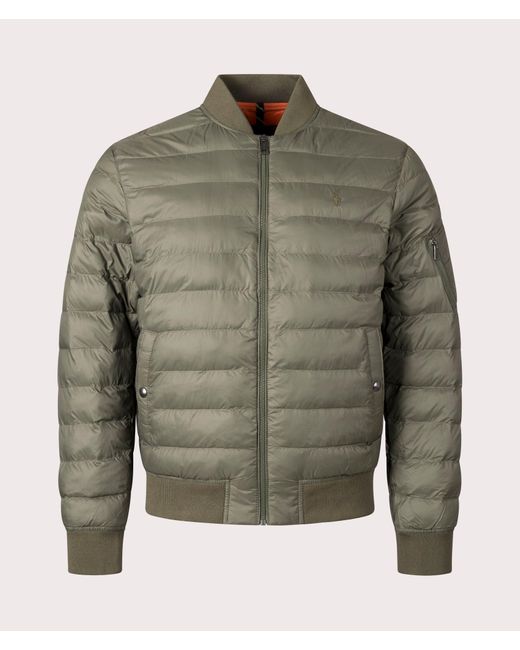 Polo Ralph Lauren Green Terra Insulated Bomber Jacket for men