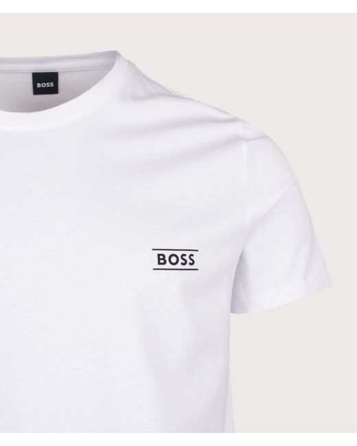 Boss White Regular Fit 365 Rn T-Shirt for men