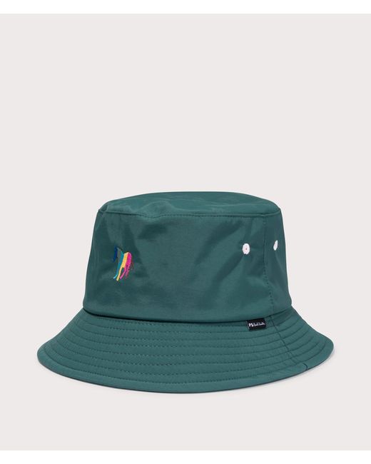 PS by Paul Smith Green Broad Zebra Bucket Hat for men