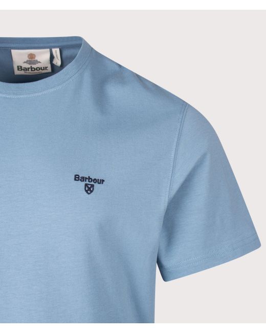 Barbour Blue Regular Fit Essential Sports T-Shirt for men