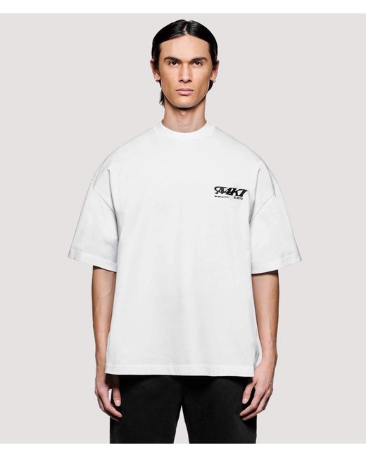 MKI Miyuki-Zoku White Box Fit Stack T-Shirt for men