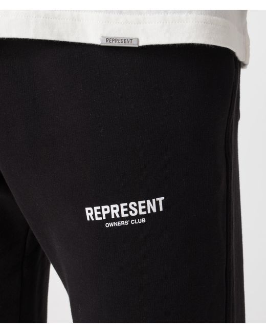 Represent Black Relaxed Fit Owners' Club Joggers for men