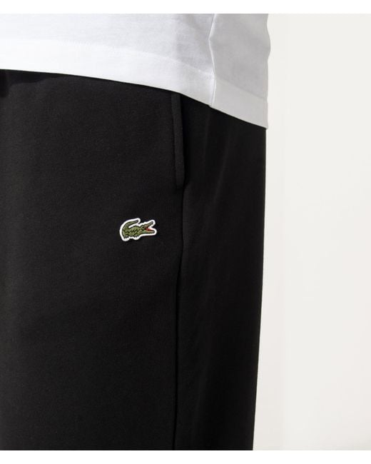Lacoste Black Relaxed Fit Tracksuit Pants for men