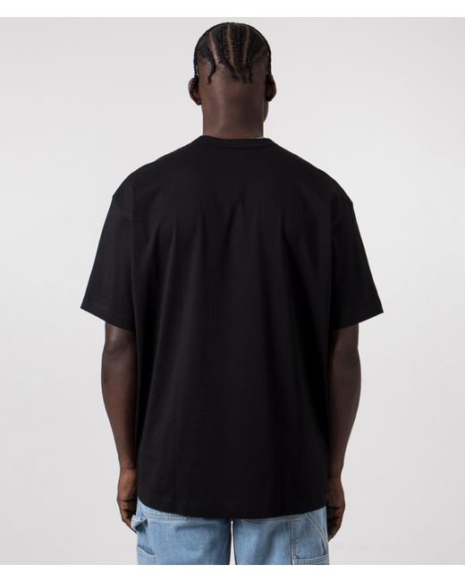Comme des Garçons Black Script Hem Logo T-shirt for men