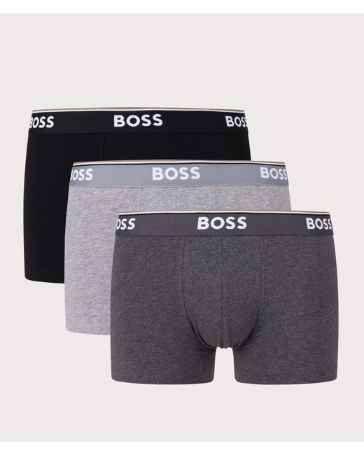 Boss Black 3 Pack Regular Fit Power Trunks for men