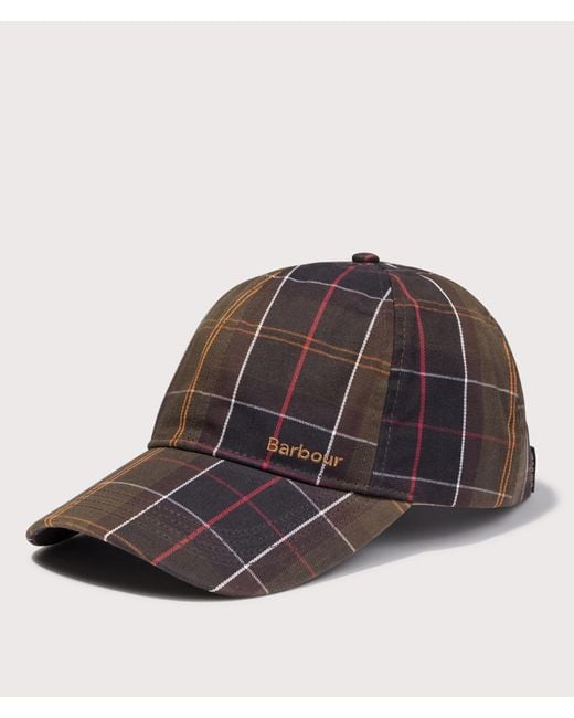 Barbour Telfield Tartan Cap in Brown for Men Lyst UK
