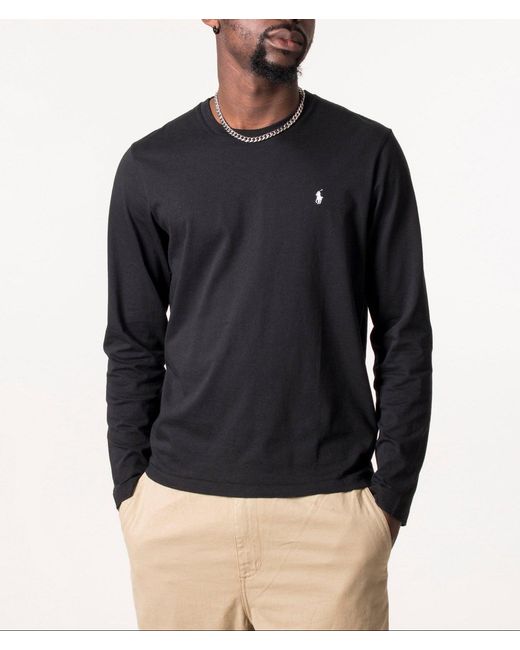 Polo Ralph Lauren Blue Classic Fit Lightweight Long Sleeve T-Shirt for men