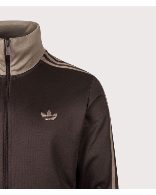 adidas Originals Beckenbauer Classic Track Top in Brown for Men