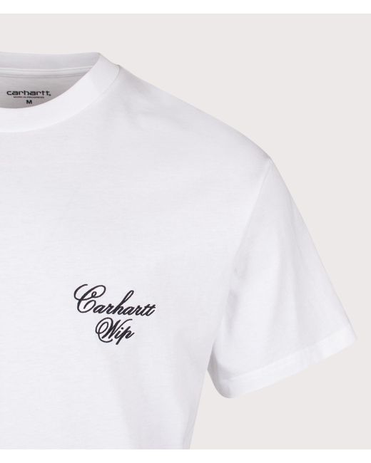 Carhartt White Loose Fit Gracious T-Shirt for men