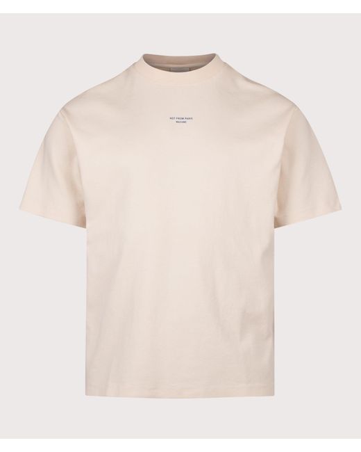 Drole de Monsieur Natural Relaxed Fit Classic Slogan T-Shirt for men