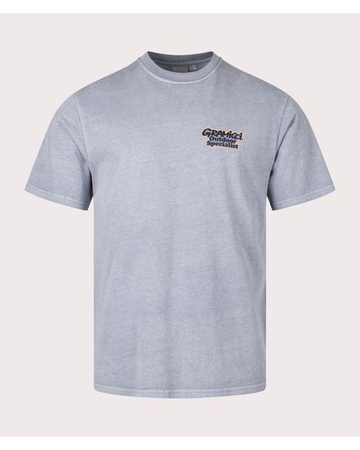 Gramicci Gray Outdoor Specialist T-shirt for men