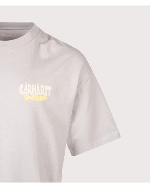 Carhartt White Oversized Fit Luggage Label T-Shirt for men