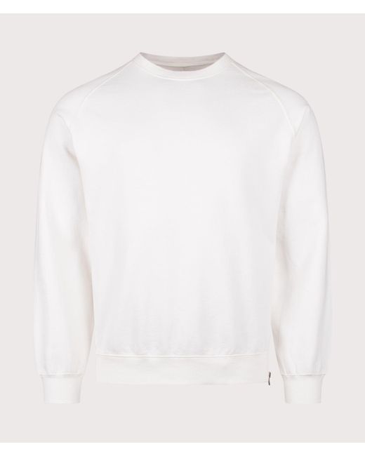 Universal Works White Billy Sweatshirt for men