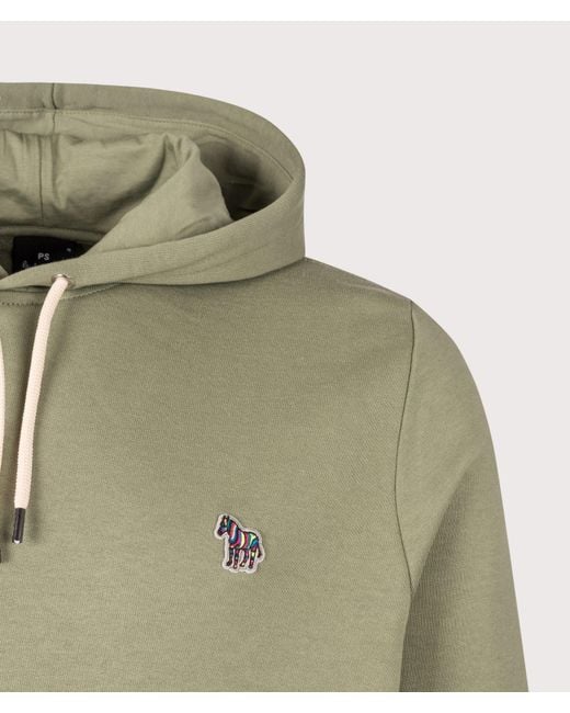 Paul Smith Green Regular Fit Zebra Logo Hoodie for men