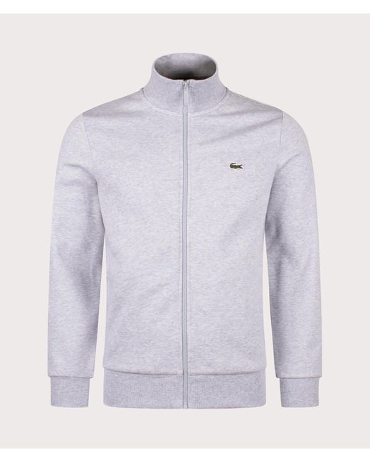 Lacoste Blue Brushed Fleece Track Top for men