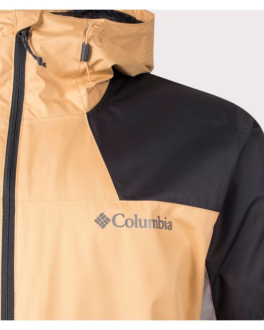 Columbia Blue Inner Limits Iii Waterproof Hiking Jacket for men
