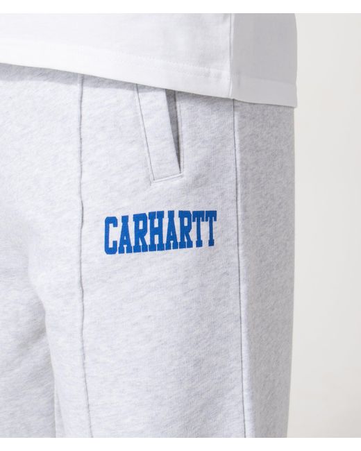 Carhartt White Relaxed Fit Pond Corps Sweatpants for men