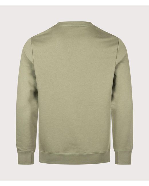 Paul Smith Green Regular Fit Organic Cotton Zebra Logo Sweatshirt for men