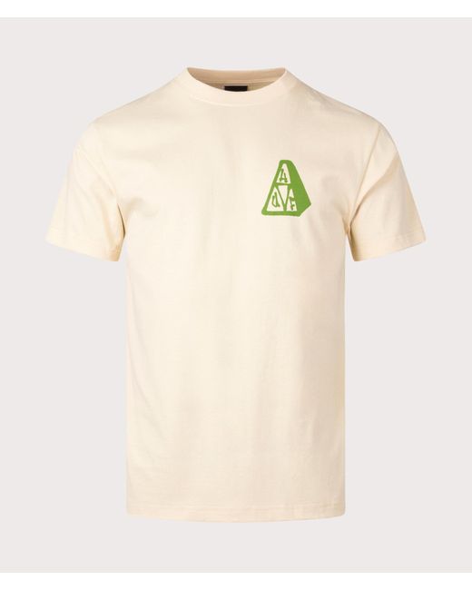 Huf Natural Triple Triangle Hallows T-shirt for men
