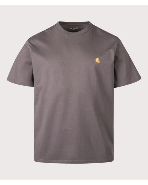 Carhartt Gray Loose Fit Chase T-Shirt for men