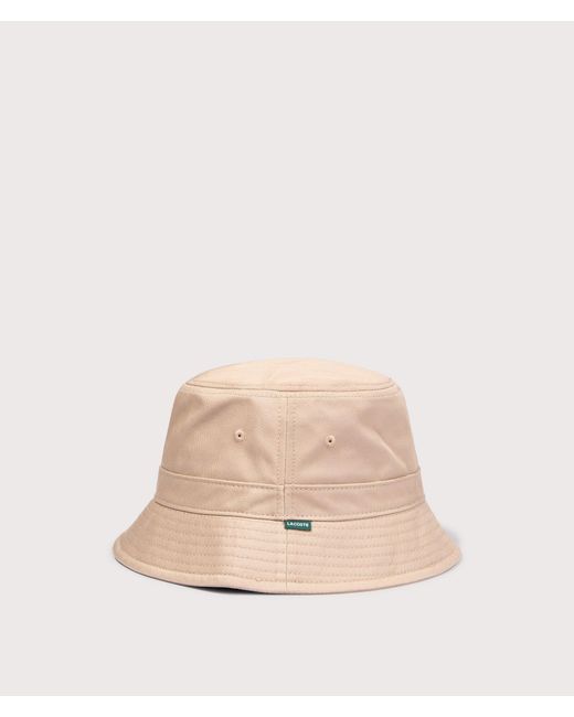 Lacoste Natural Piqué Bucket Hat for men
