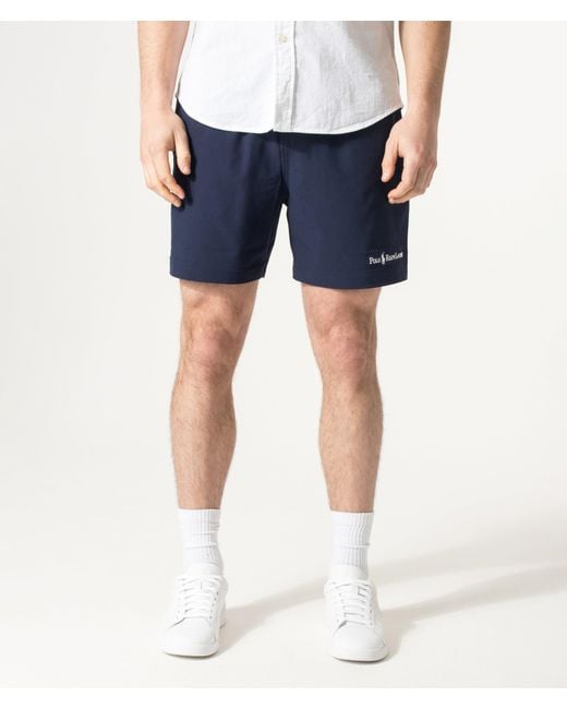 Polo Ralph Lauren Blue 5.75 Inch Traveler Classic Swim Trunks for men